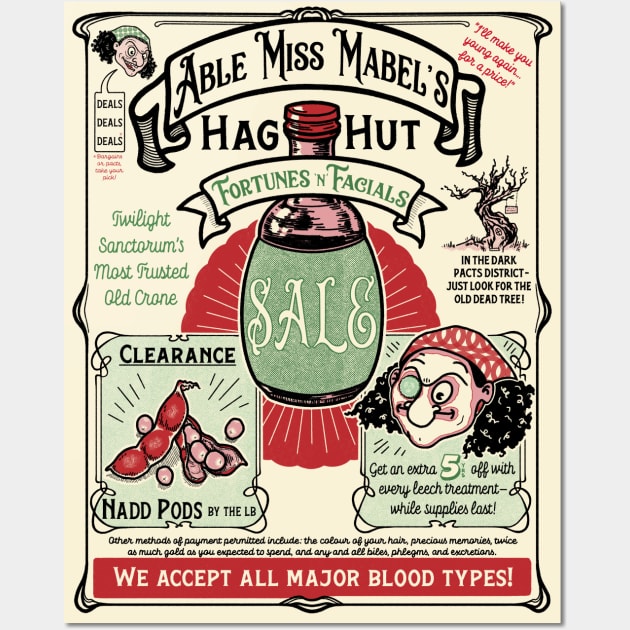 Twilight Sanctorum's Best Hag Hut Flyer (NADDPod)